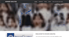 Desktop Screenshot of himarkshelties.com
